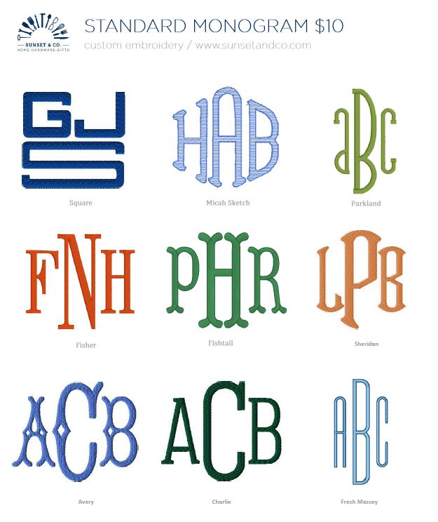 best monograms