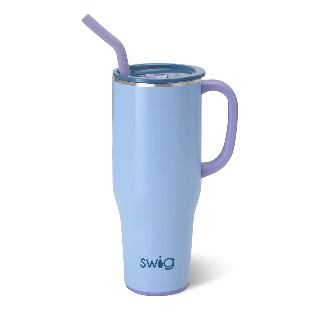 Swig Life 22oz Tall Travel Mug with Handle and Lid, Cup Holder