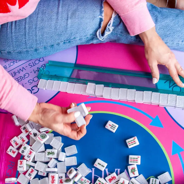 OH MY MAHJONG Lilac Soiree Tiles