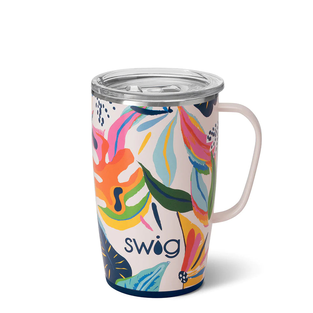 Swig: 18 oz Travel Mug, Poppy Fields