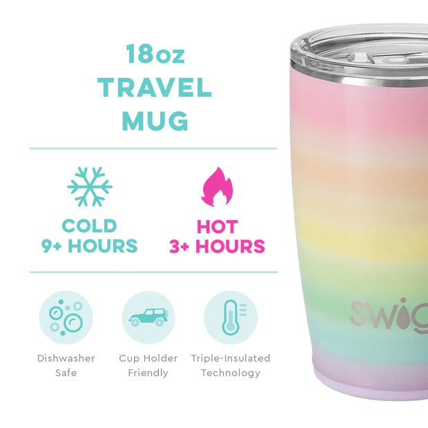  Swig 18oz Travel Mug, Insulated Tumbler with Handle and Lid, Cup  Holder Friendly, Dishwasher Safe, Stainless Steel Insulated Coffee Mug with  Lid and Handle (Home Fir the Holidays) : Home 