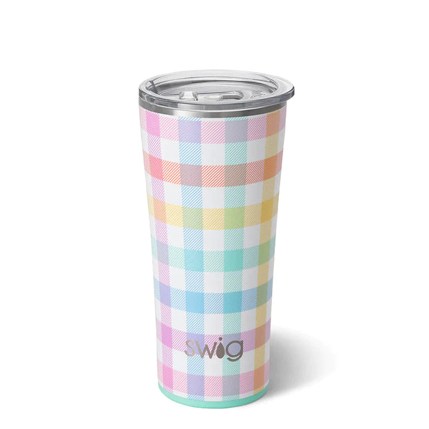 Swig Life Tumbler - Coral Insulated Stainless Steel - 32oz - Dishwasher Safe with A Non-Slip Base