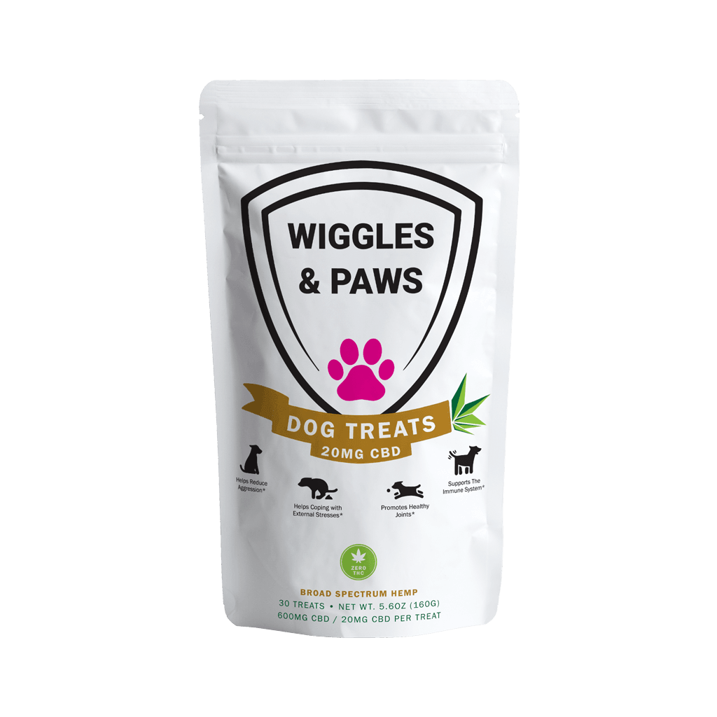 WIGGLES & PAWS CBD-Infused Dog Treats 600mg