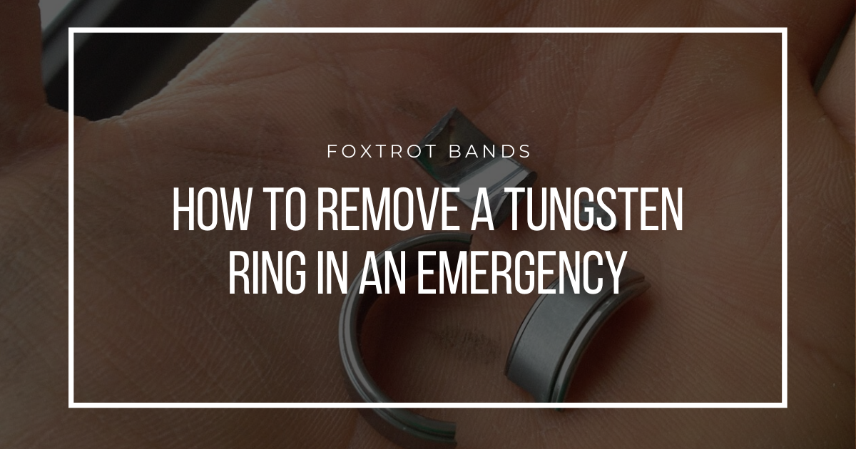 how to remove a tungsten ring in an emergency