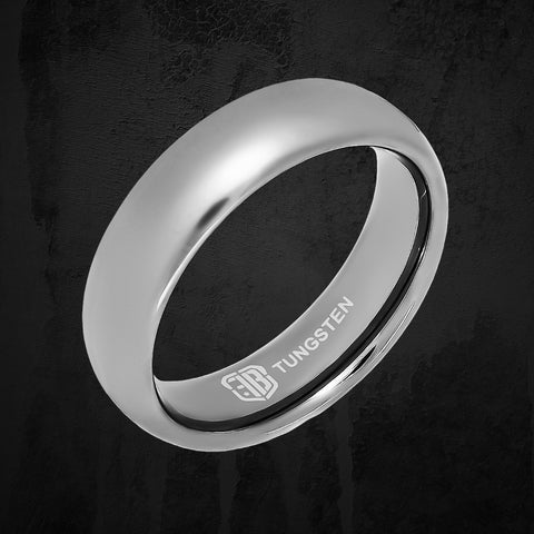 classic tungsten wedding band 