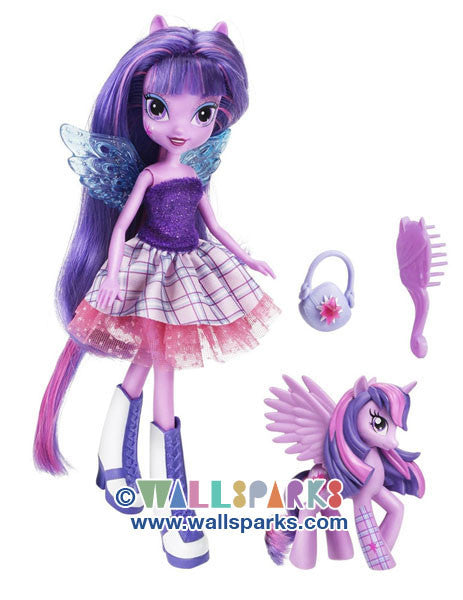 My Little Pony Equestria Girls - Twilight Sparkle Doll and Pony Set –  wallsparks