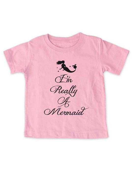 I'm Really A Mermaid design 1 - Baby Onesie One-Piece Bodysuit, Infant ...
