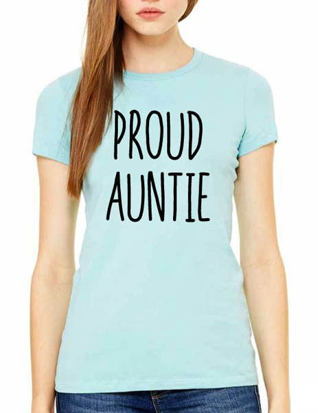 Proud Auntie Women Unisex/Men Shirt – wallsparks