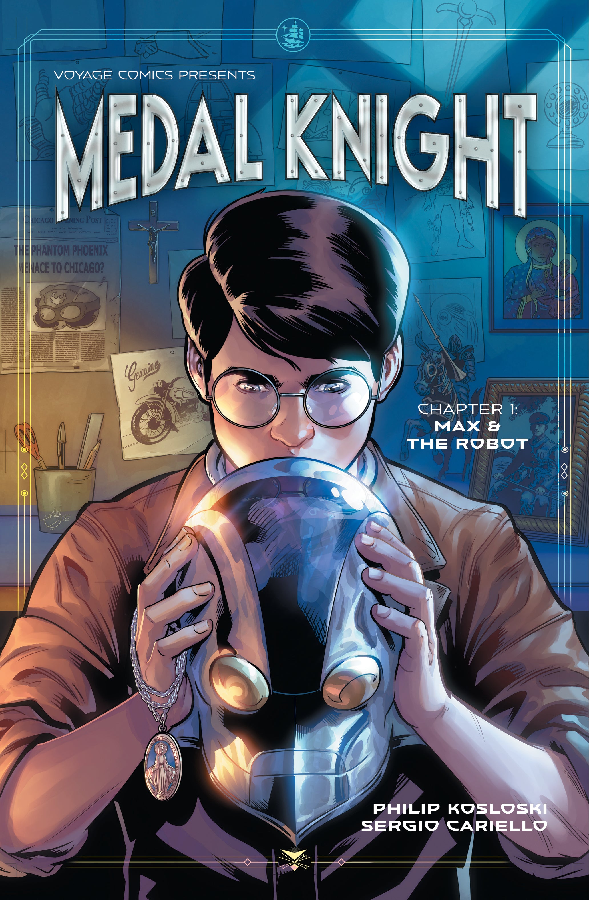 Medal Knight Miraculous Medal & Card Print – Voyage Comics