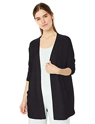 Photo 1 of Amazon Essentials Women's Relaxed Fit Lightweight Lounge Terry Open-Front Cardigan (SIZE L)