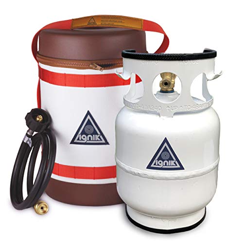 The Ignik Gas Growler is a game-changer in the world of portable heating and cooking. This refillable propane tank offers a range of benefits that make it a superior choice to single-use green propane bottles or traditional 20-lb tanks. With a capacity of 5 pounds or 1.2 gallons, this DOT-approved tank can be easily refilled at your local propane service stations. By opting for the Ignik Gas Growler, you're choosing a more responsible and sustainable option.