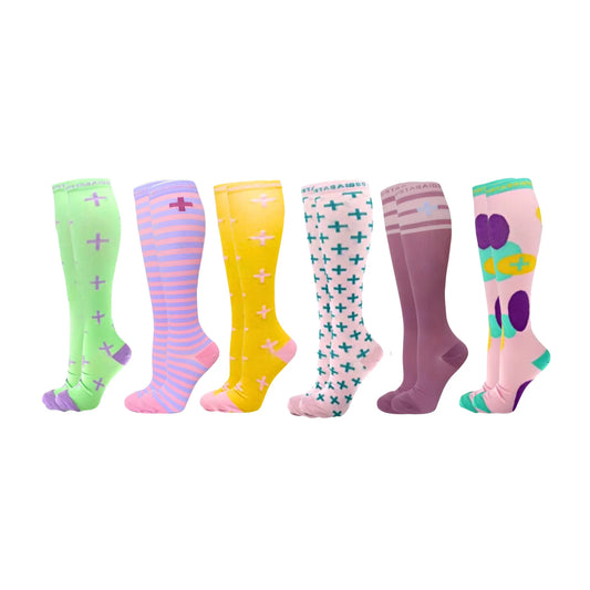 Orchid Pink Cross Compression Socks – Sistasaidso+