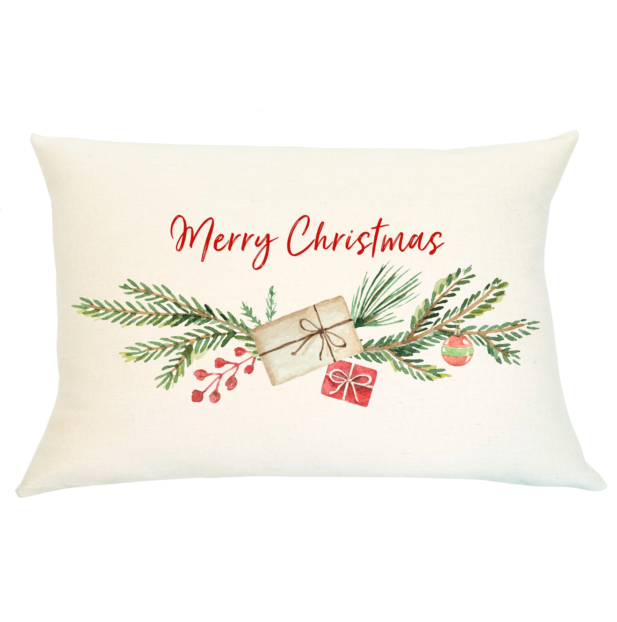 Pillow Lumbar - It's Christmas Time - Insert Included - South Austin Lane