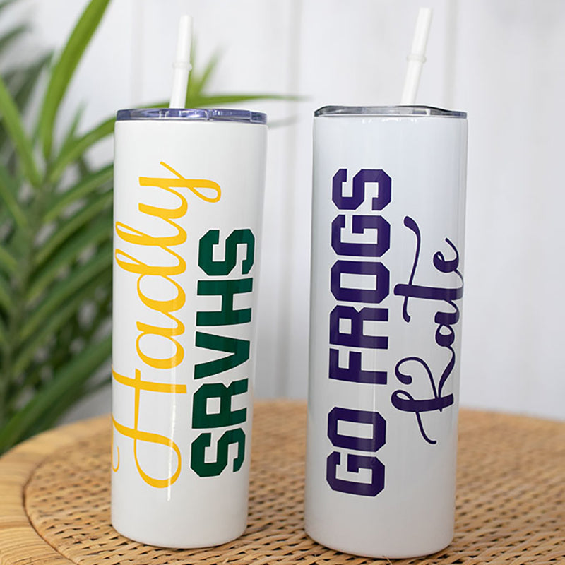 Collegiate 20 ounce tall tumbler and bag tag set – for any school