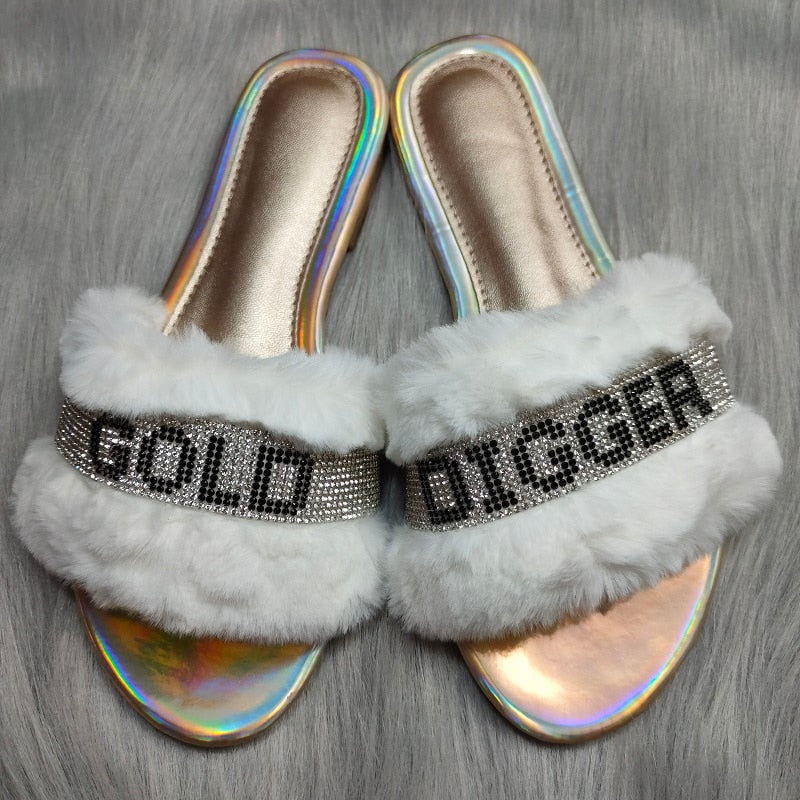 gold digger flip flops