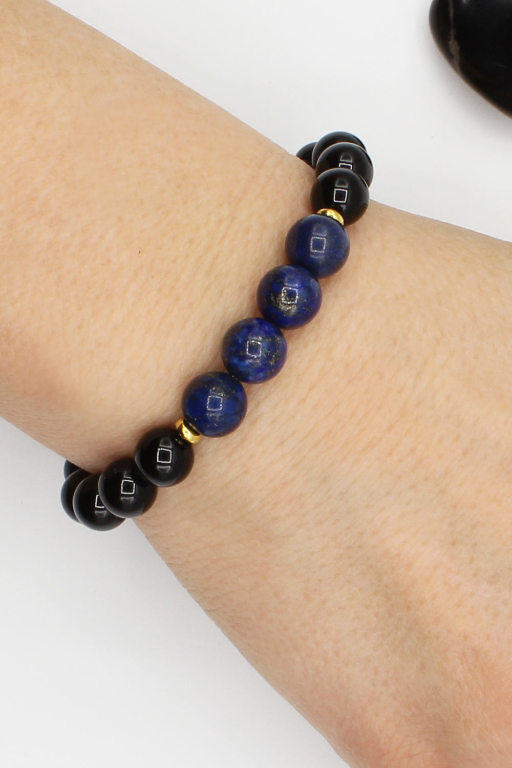 bracelet mala lapis lazuli