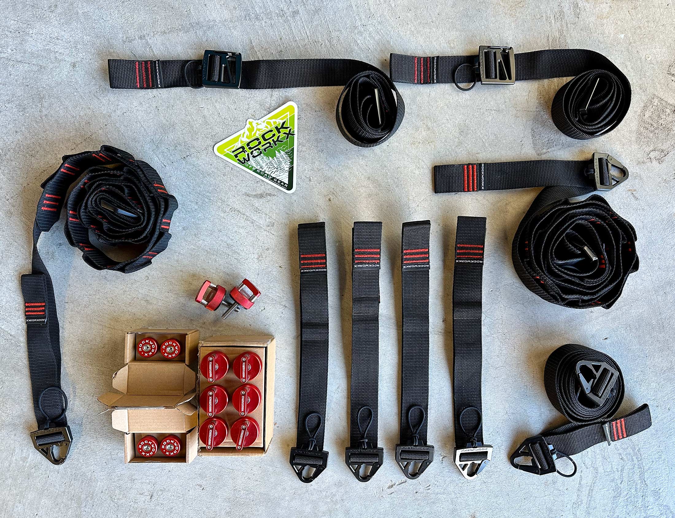 Recon Ready Strap Bundle with  Bronco 8 Piece thumbscrew set & Torx Bolts