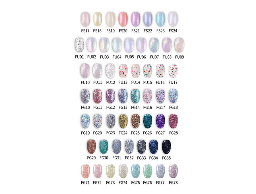 F Gel 56 Glitter Series Full Set Promotion