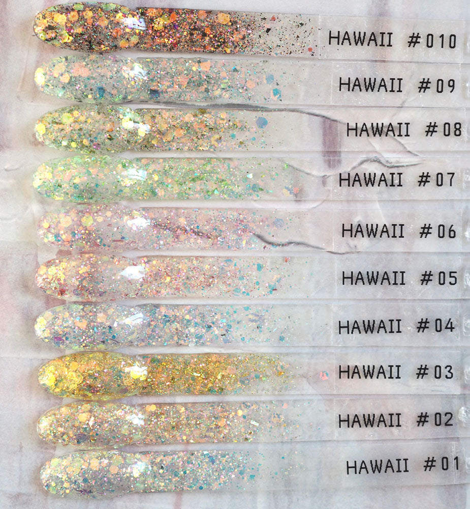 Candy+ Acrylic Powder HAWAII Series