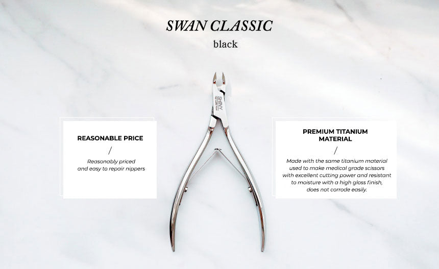 shiny black swan classic nipper
