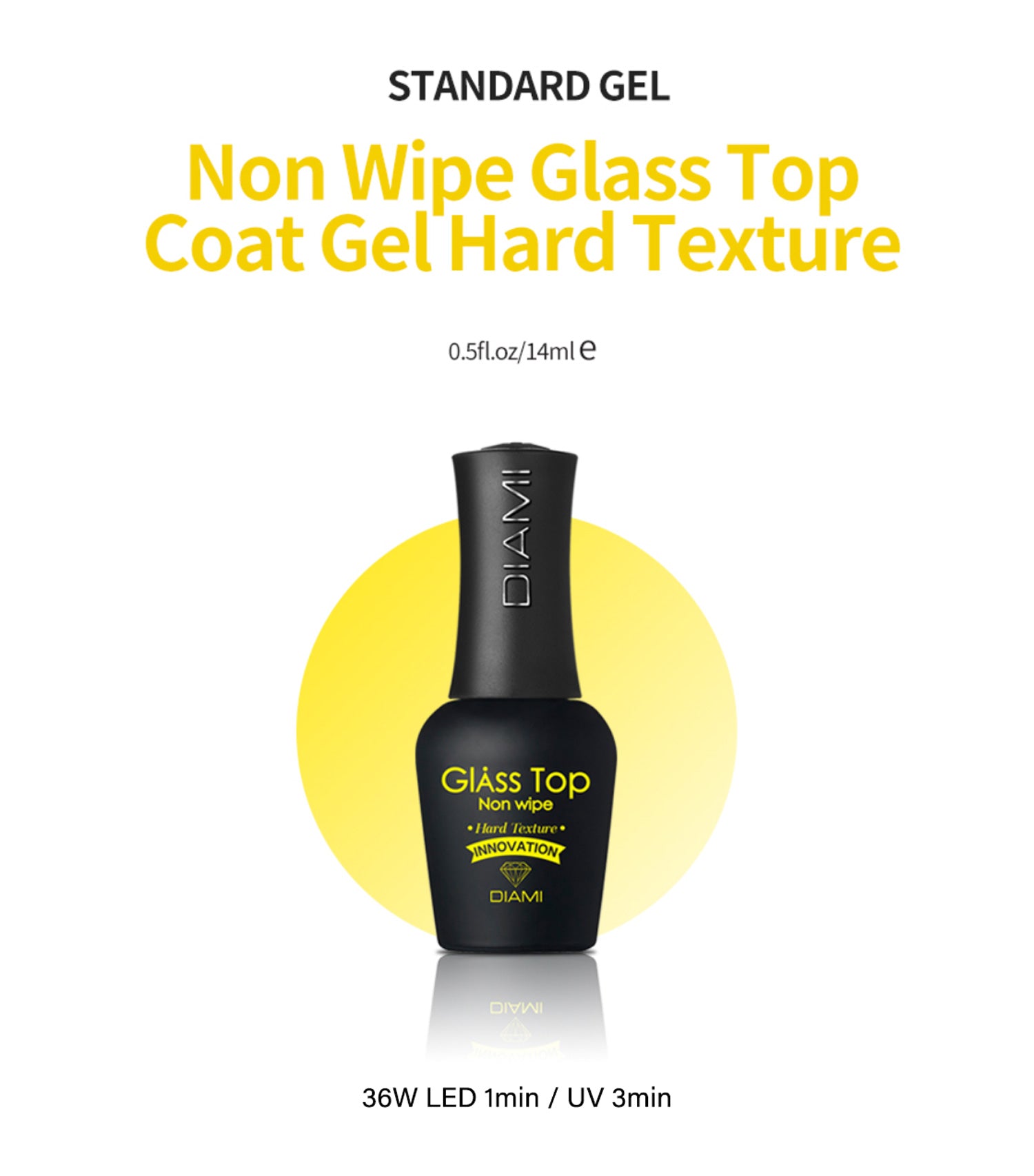 Diami Glass Top Gel Non-wipe