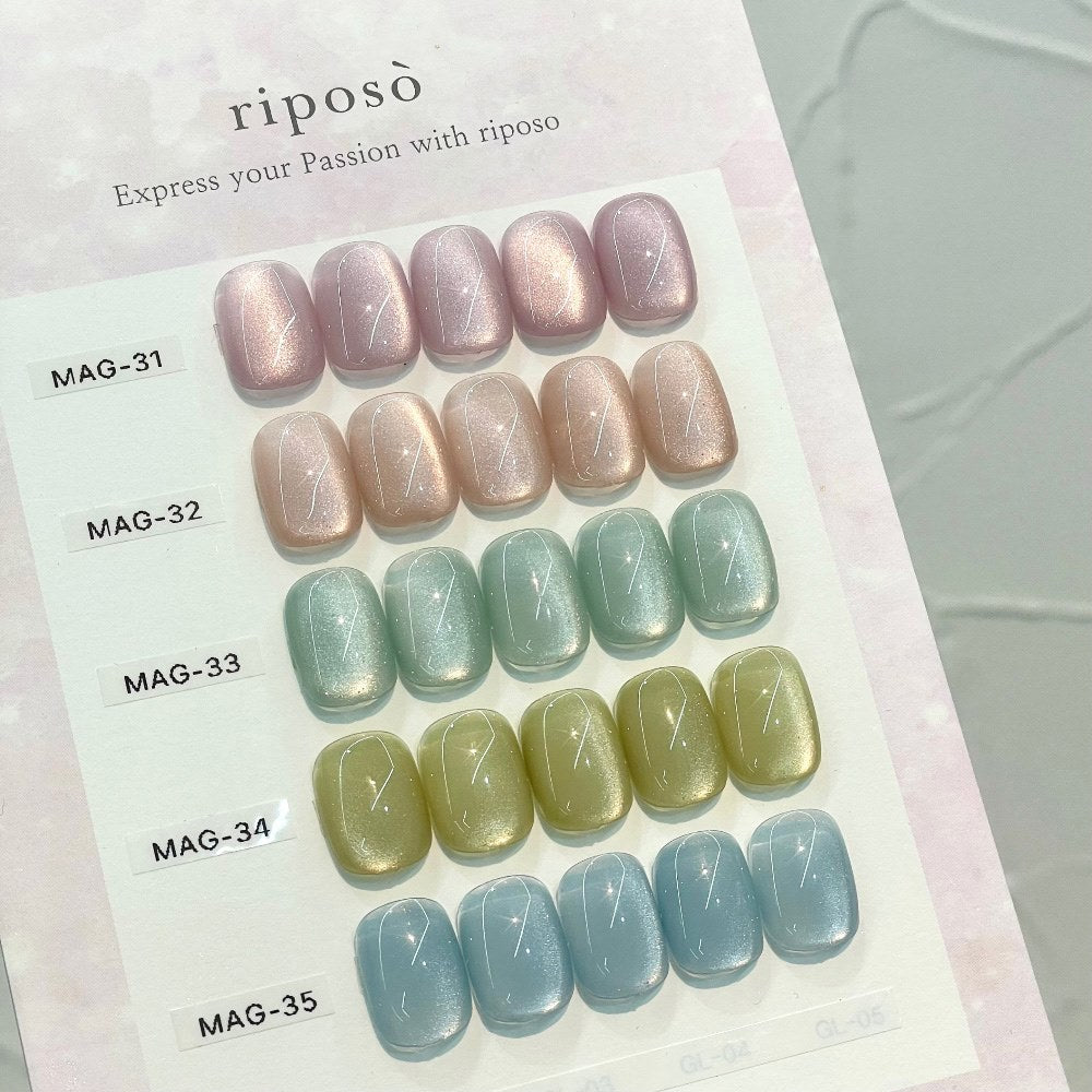 riposo Pulling Gleam C Collection - 5 Magnetic Color Set