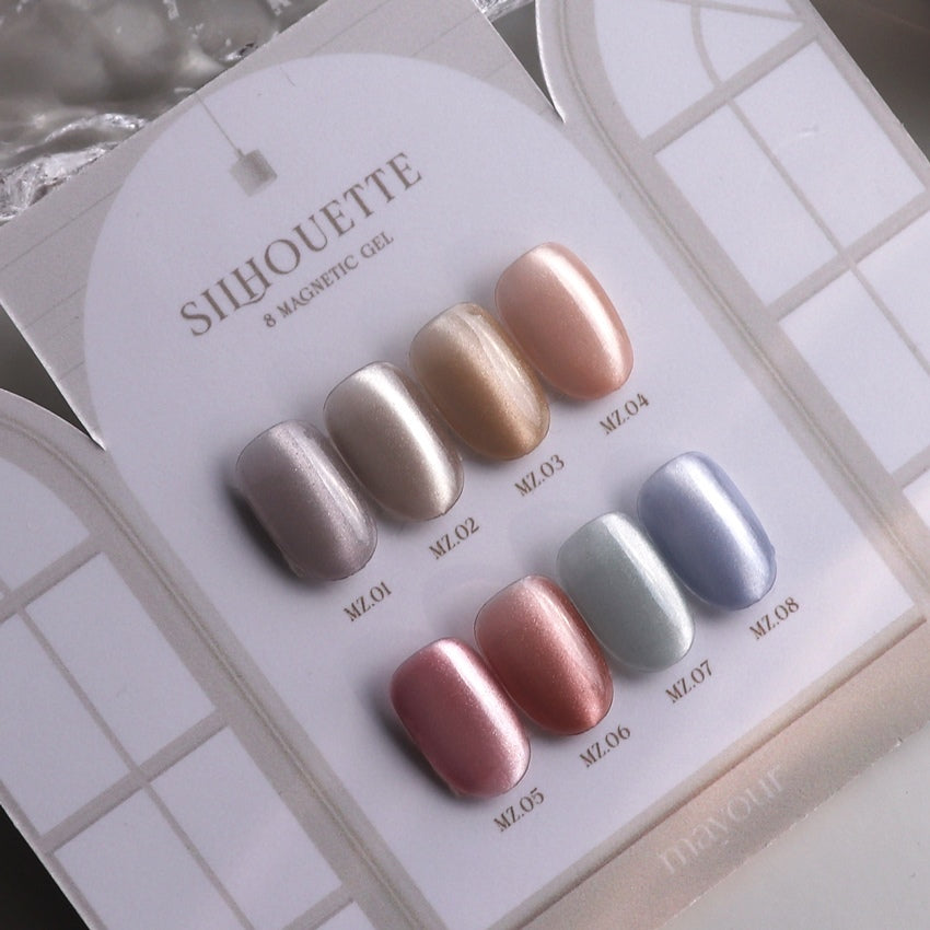Mayour Silhouette Collection - 8 Magnetic Color Set