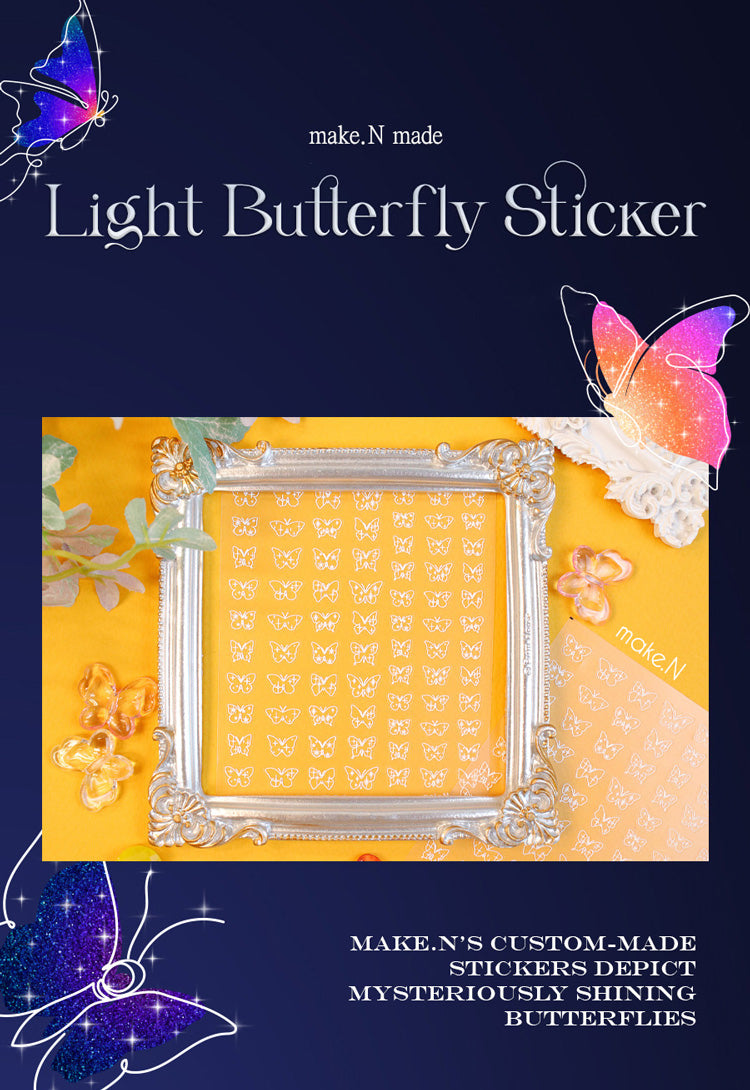 Make.N Light Butterfly Stickers