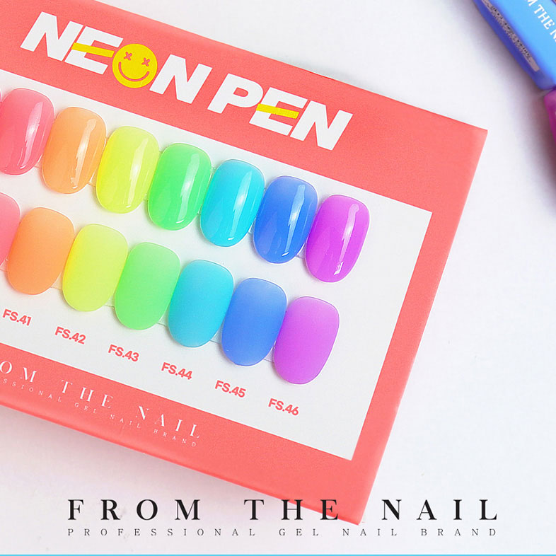 f gel neon pen 8 syrup set