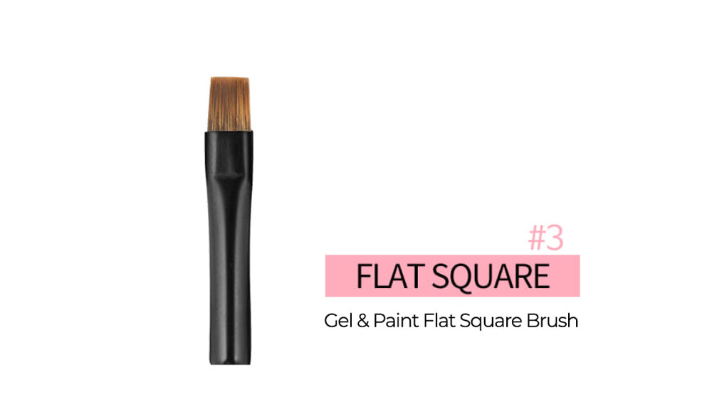 Diami #3 Flat Square Brush