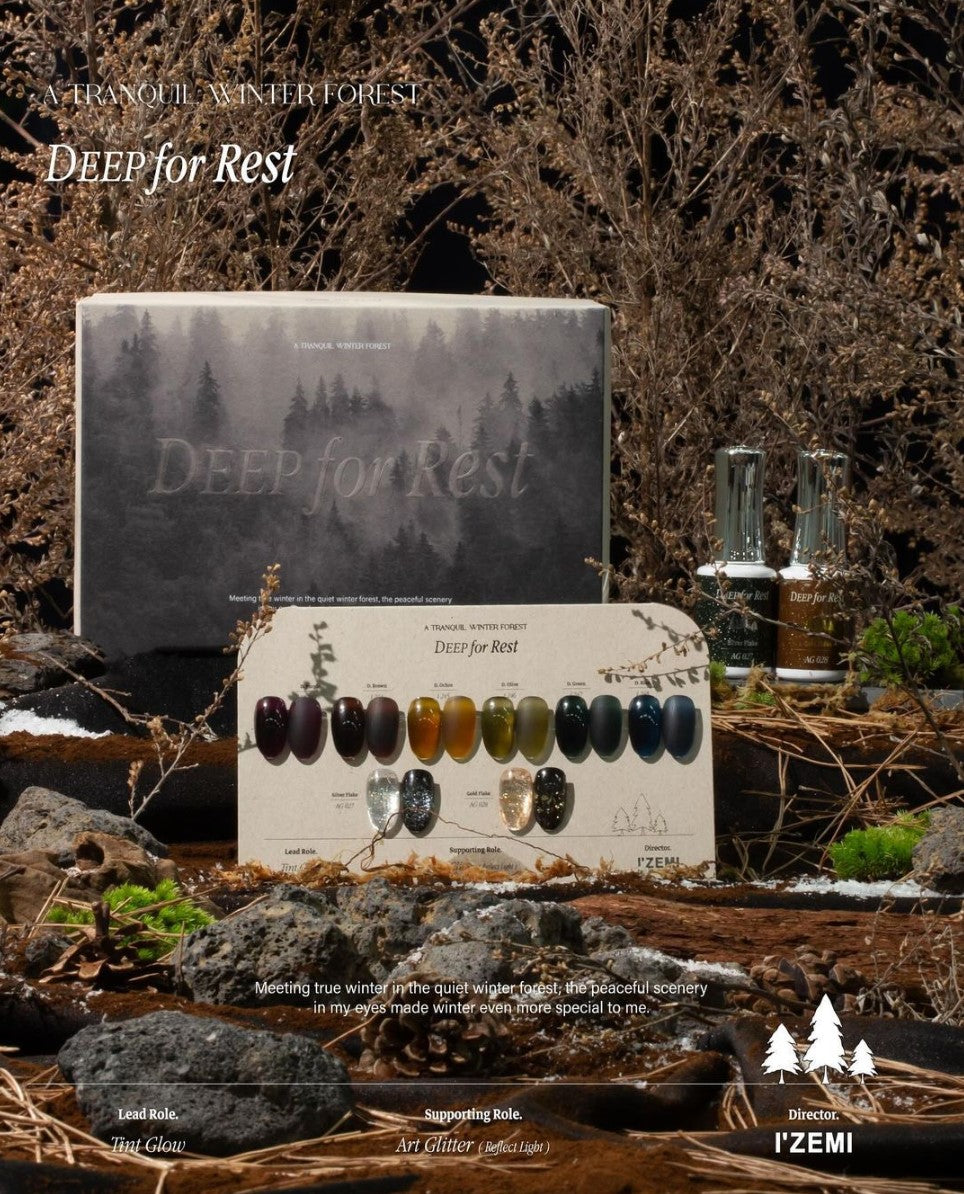 Izemi Deep for Rest Collection - 6 Syrup &2 Glitter Set