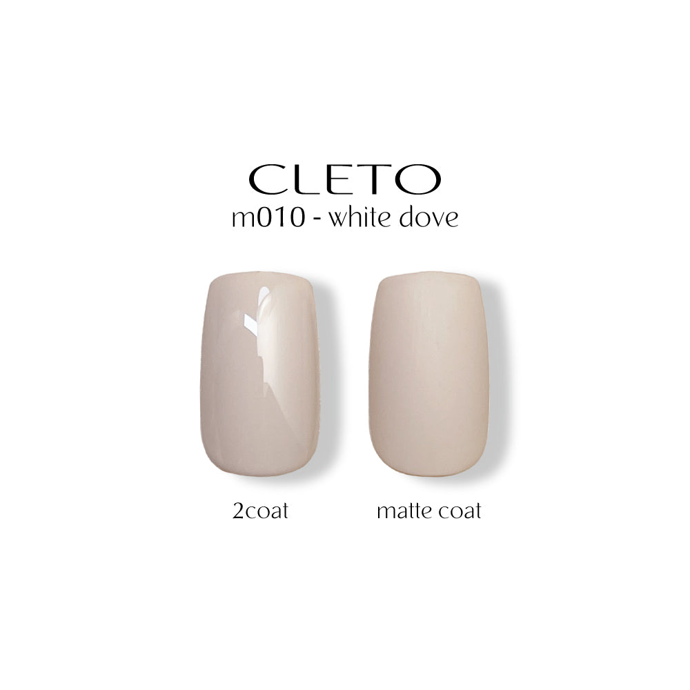 Cleto Color Gel M010 - White Dove