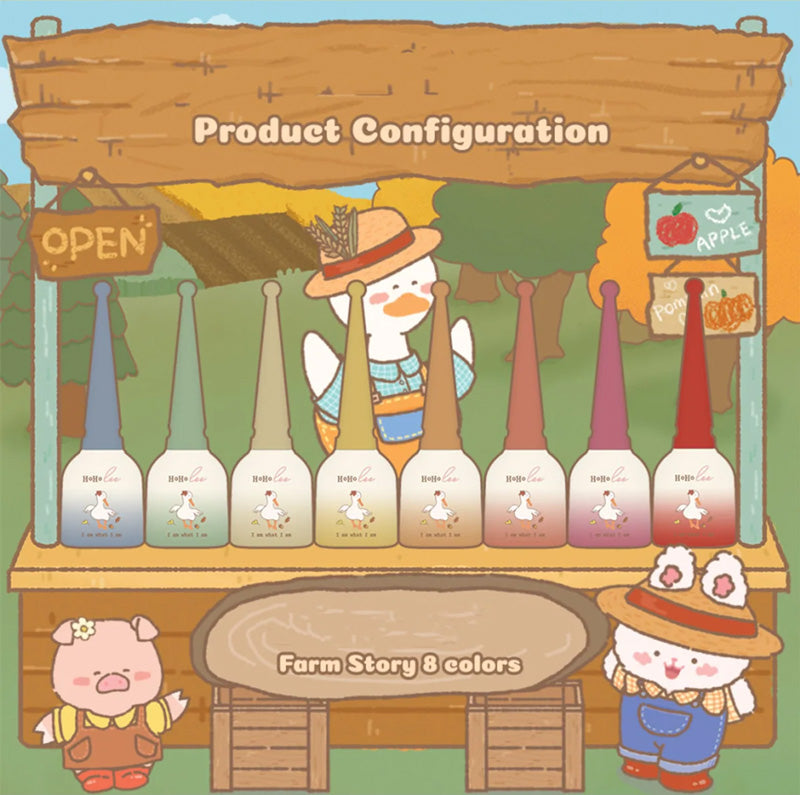 HoHoLee Farm Story Collection 8 Color Set