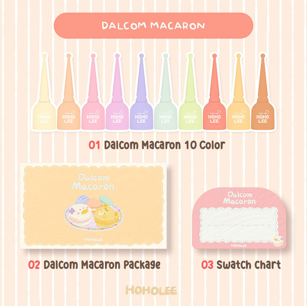 HoHoLee Dalcom Macaron Collection - 10 Color Set