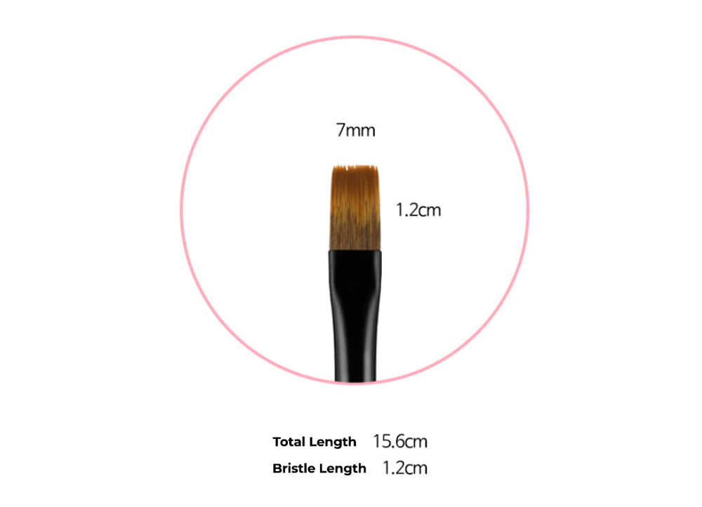 Diami #14 Gradation Flat Brush