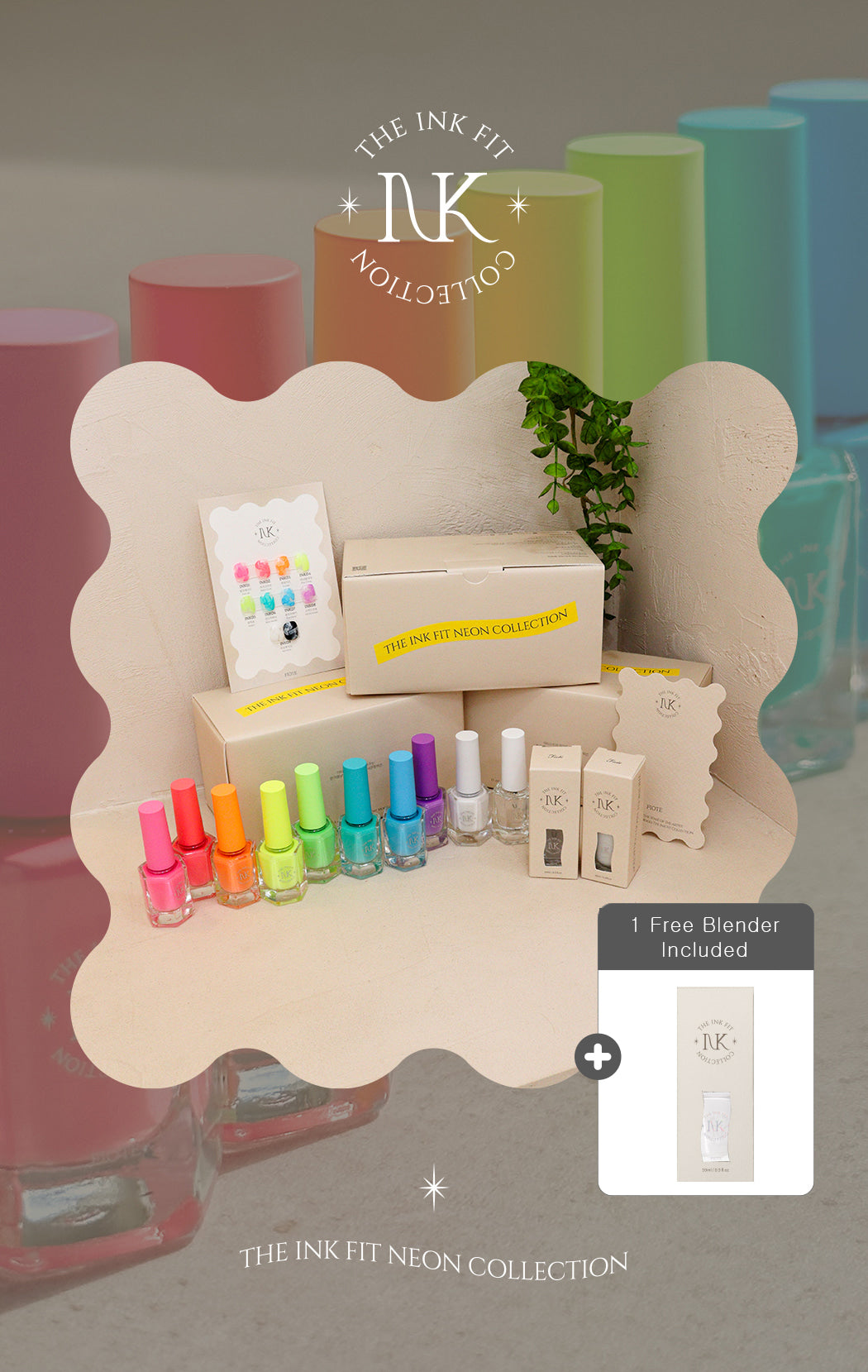 Fiote The Ink Fit Collection - 8 Color & 1 Blender Set