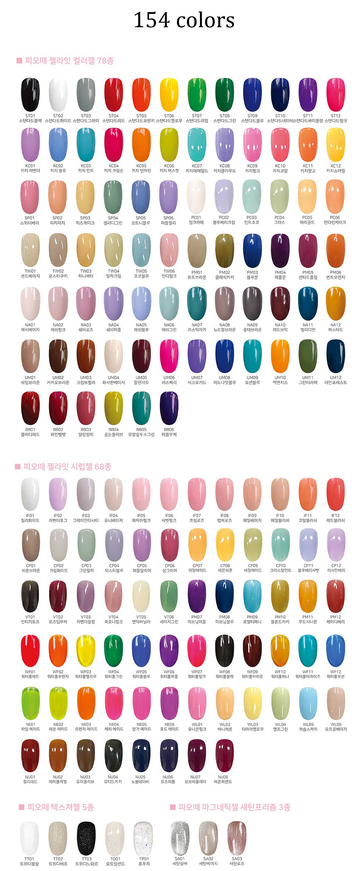 fiote full set color chart