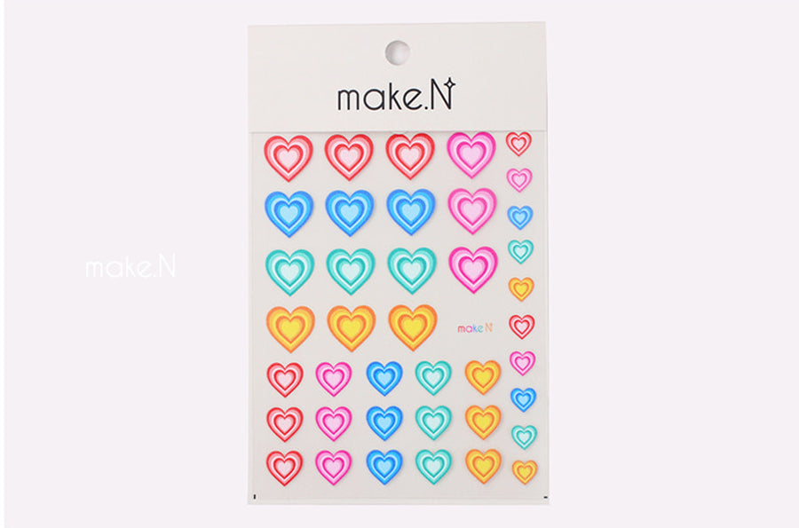 Make.N Heart Beam Stickers