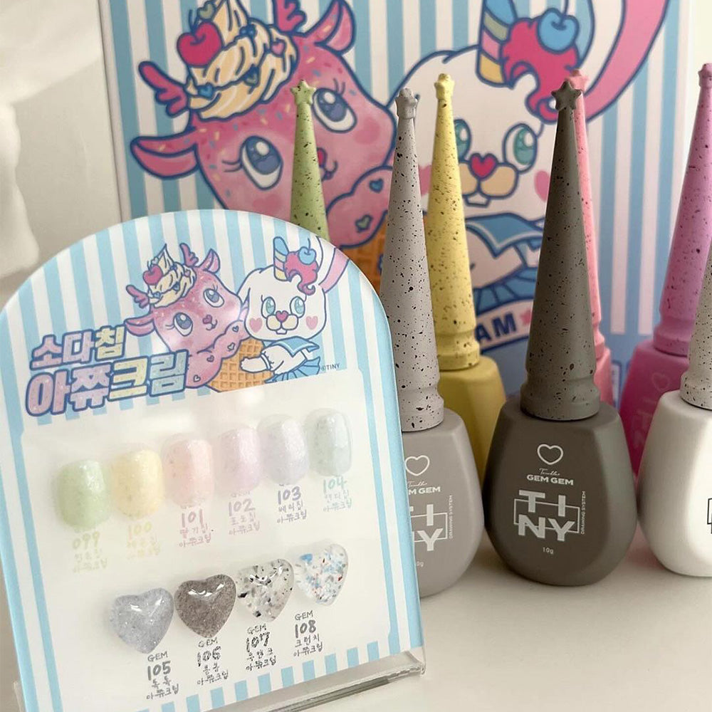 Tiny Soda Chip Ice Cream Collection - 10 Color Set