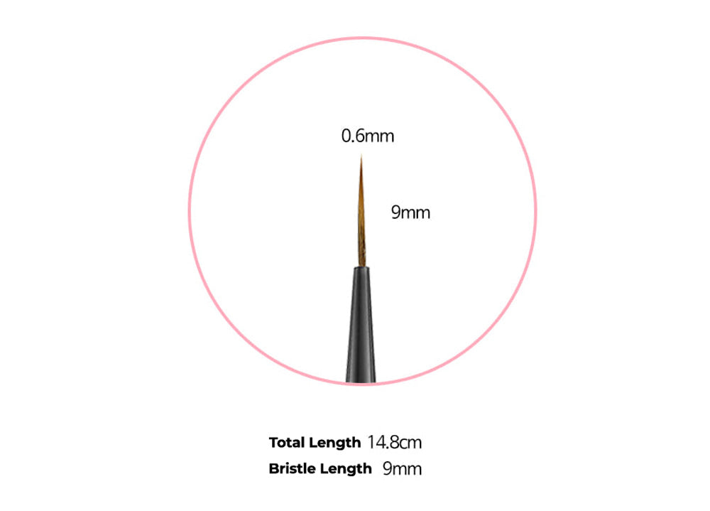 Diami #0.5 Skinny Liner Brush