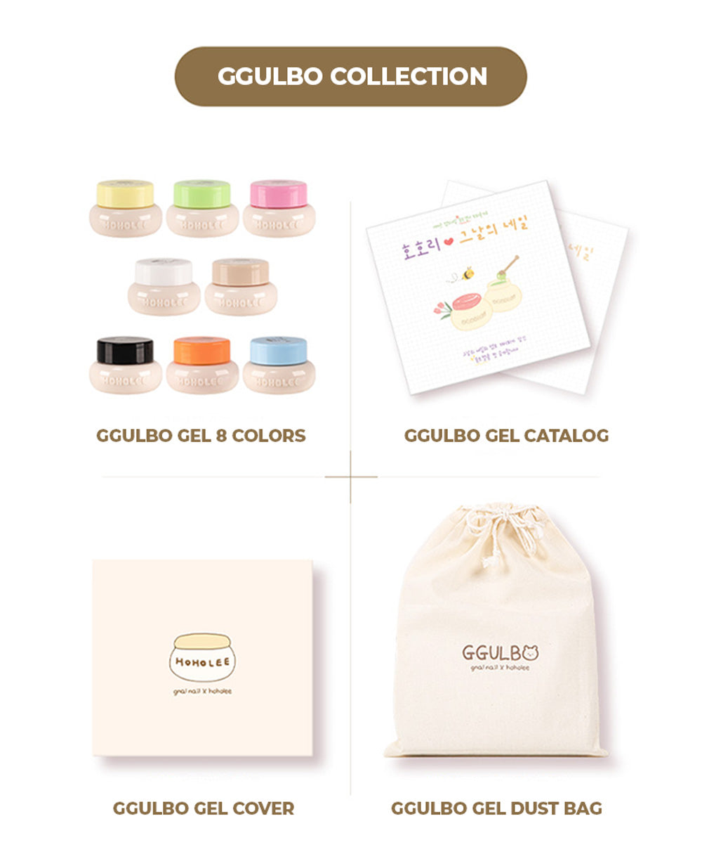 Hoholee Ggulbo Gel Collection - 8 Color Set