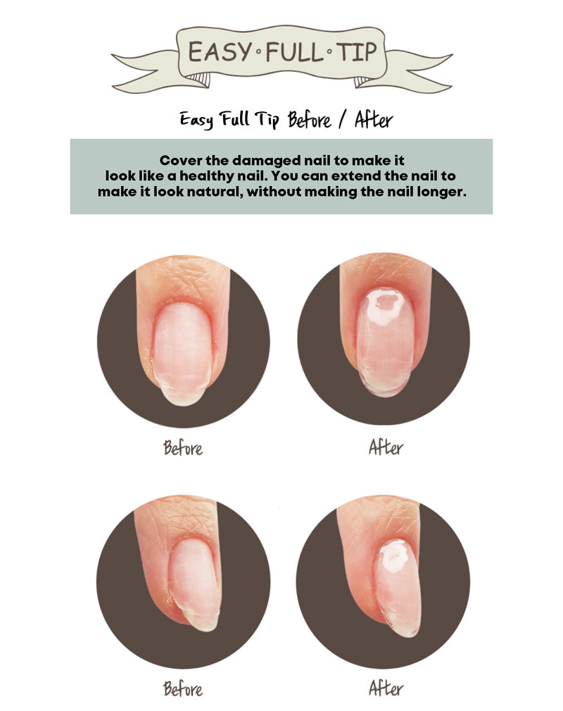 Diami Canoe Easy Full Nail Tip