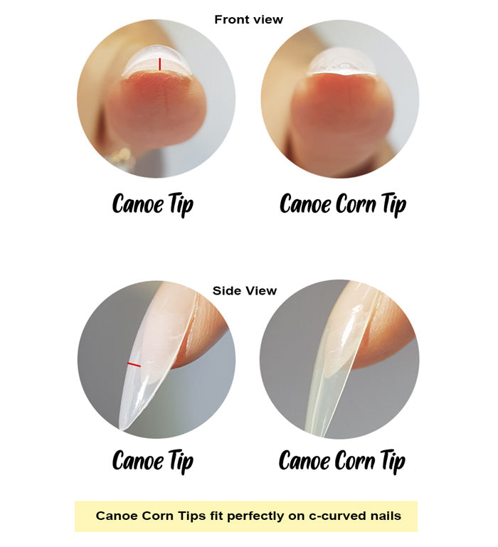 Diami Canoe Corn Nail Tip