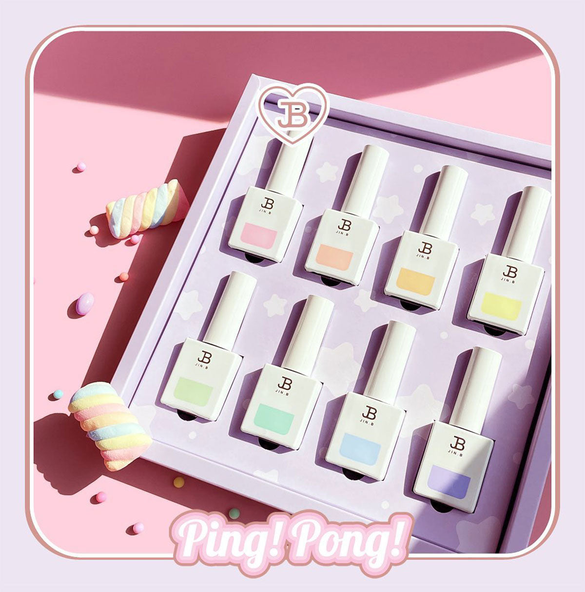 Jin.B Ping Pong 8 Color Set