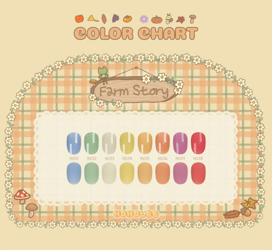 HoHoLee Farm Story Collection 8 Color Set