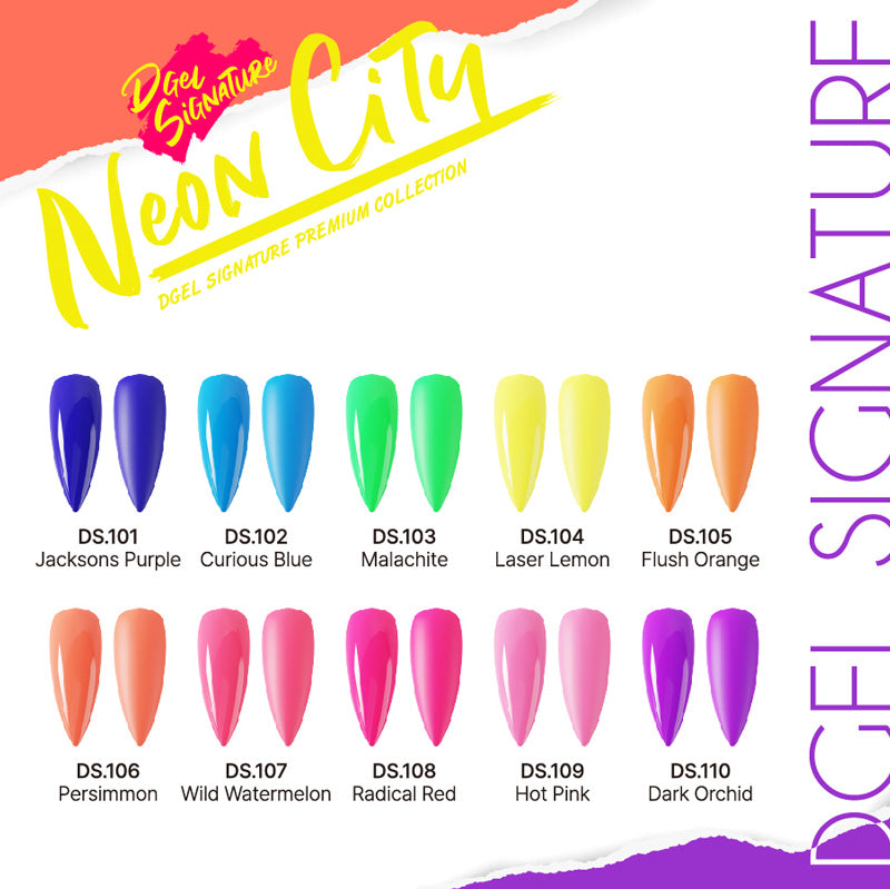 Dgel Signature Color Gel Neon City Collection