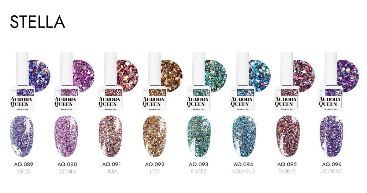 Aurora Queen Glitter Full Set - 160 Color Set