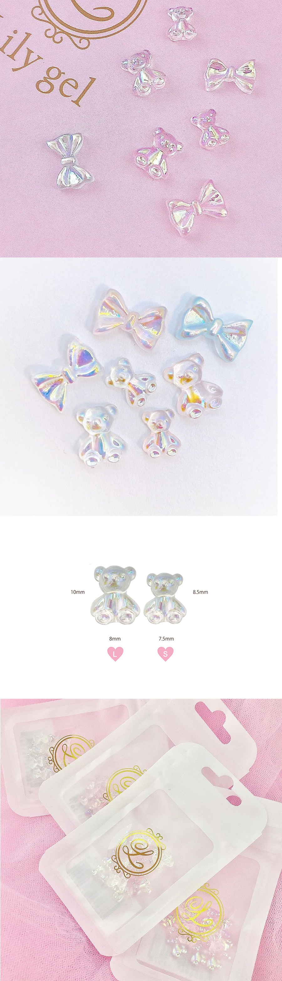 Lily Gel Aurora Bear Charm