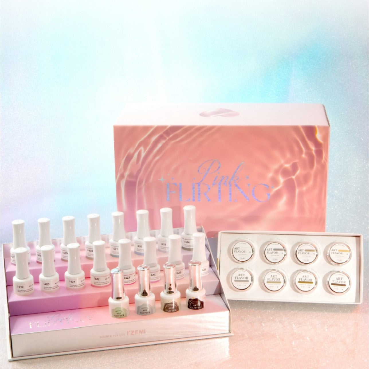 Izemi Pink Flirting Collection - 24 Color Set