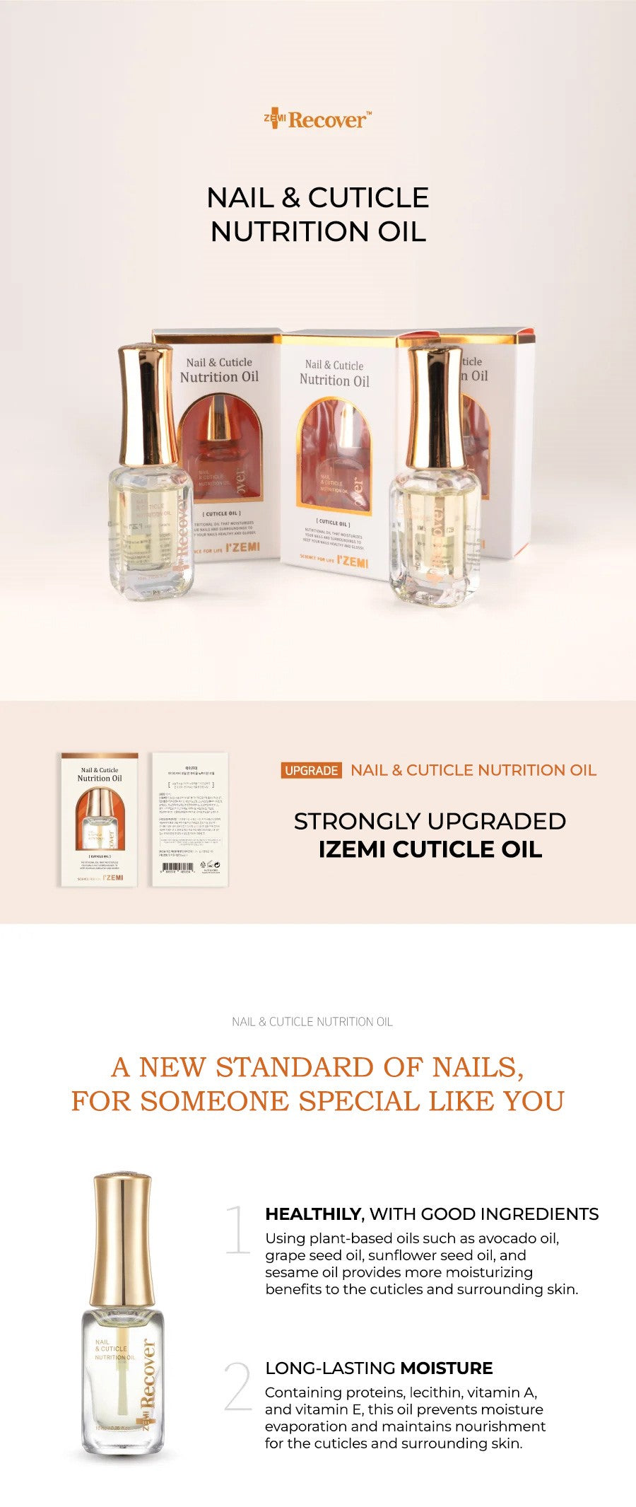 Izemi Nail & Cuticle Nutrition Oil